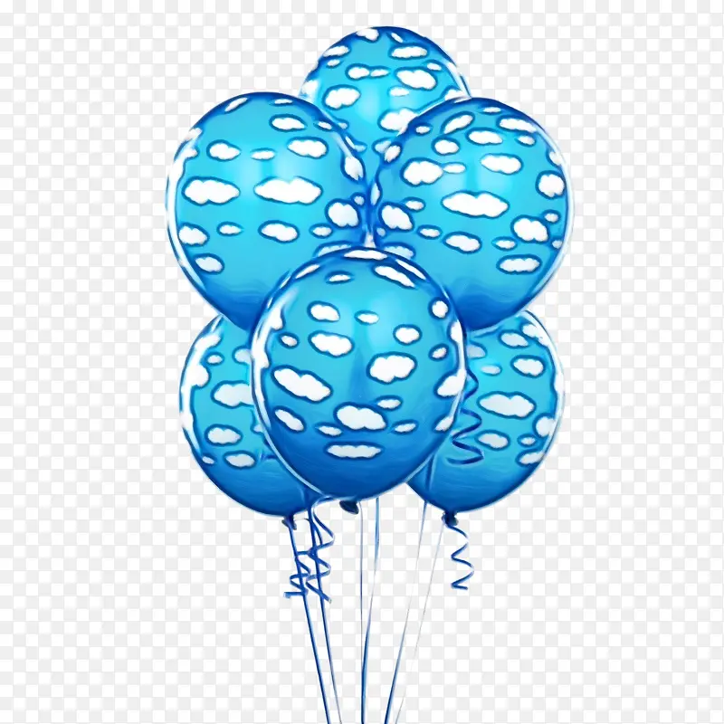 气球 蓝色 派对
