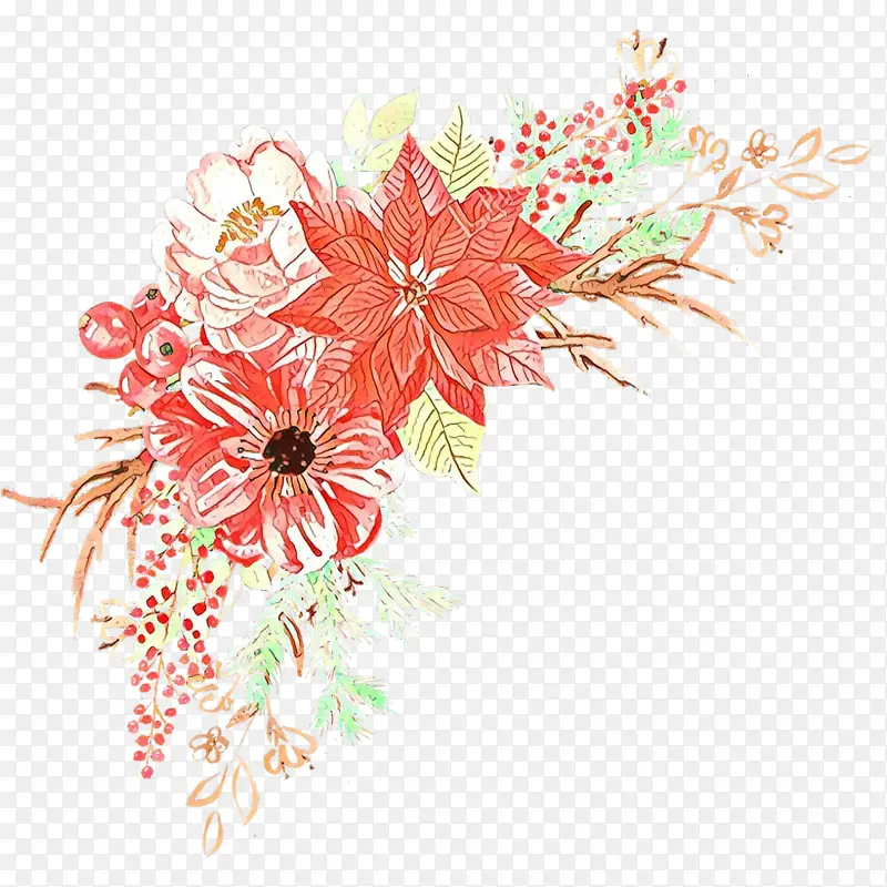 花卉 花卉设计 水彩画