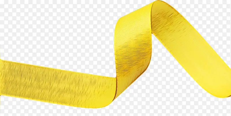 黄色 角形 丝带