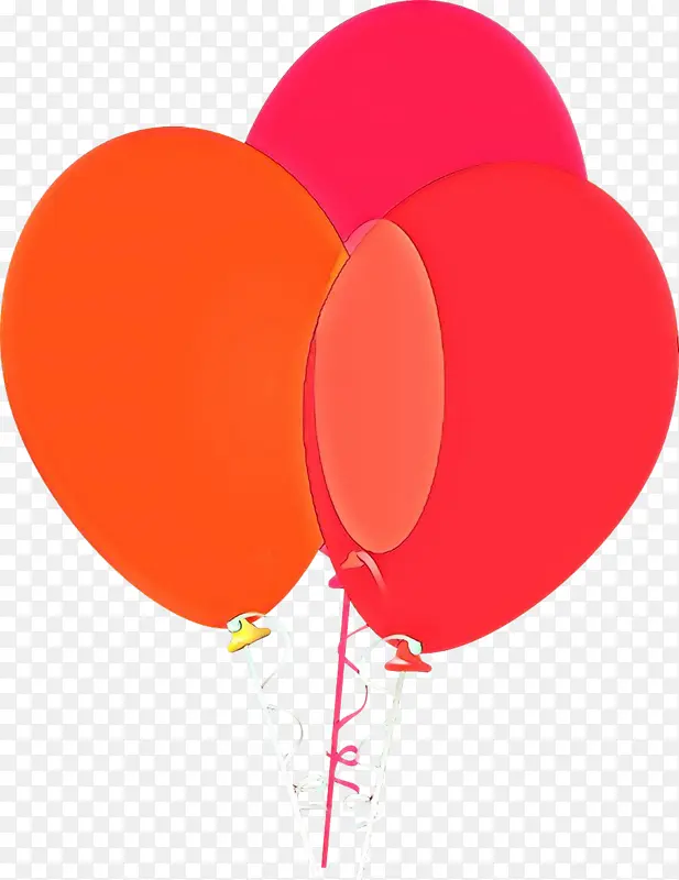 气球 心形 红色