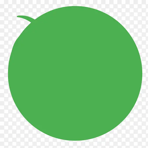 绿色 圆形 形状