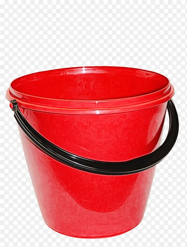 塑料 碗 红色
