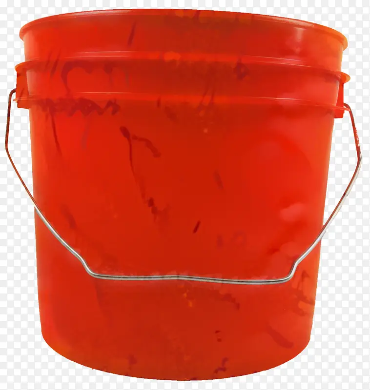 桶 塑料 红色