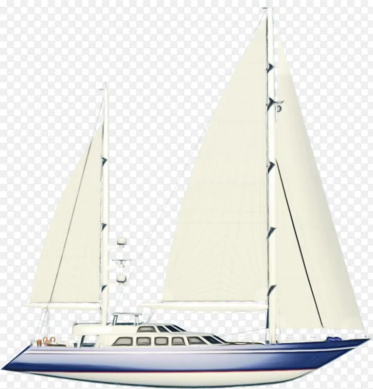 帆船 单桅帆船 双桅帆船