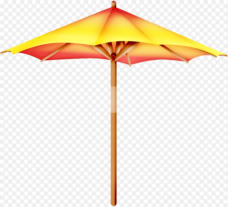 黄色 雨伞 灯光