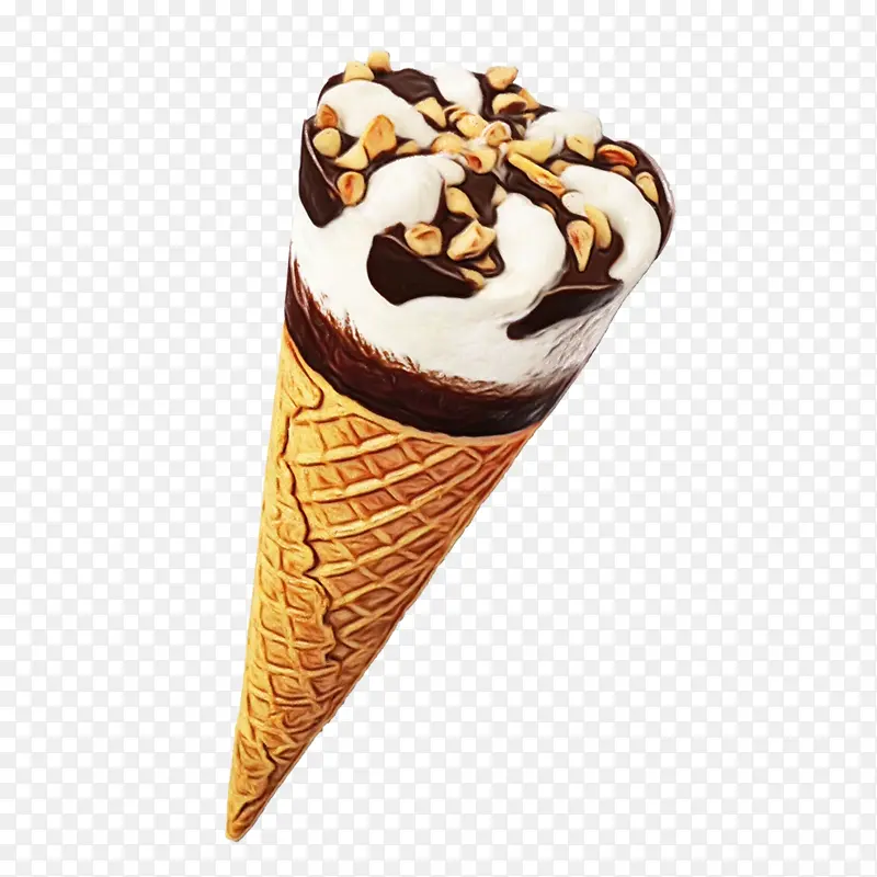 冰淇淋 冰淇淋筒 香草冰淇淋