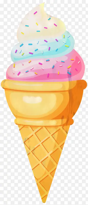 冰淇淋筒 冰淇淋 那不勒斯冰淇淋