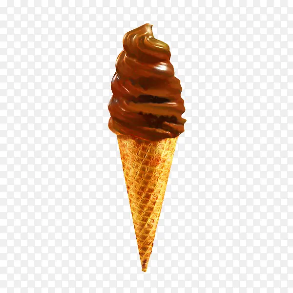 巧克力冰淇淋 冰淇淋筒 冰淇淋