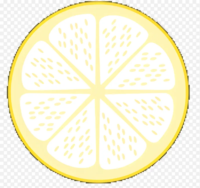 柠檬黄圆形