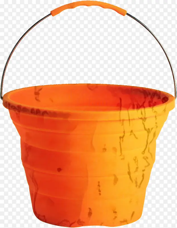花盆 塑料 橙色