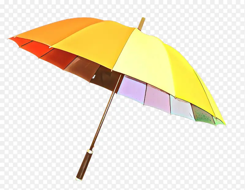 雨伞 黄色 橙色