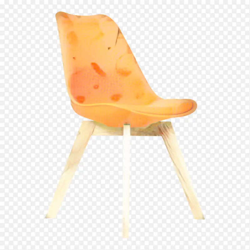 椅子 橙色 黄色
