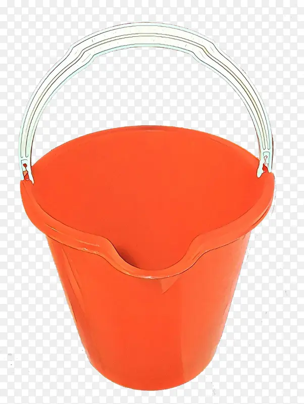 桶 塑料 橙色