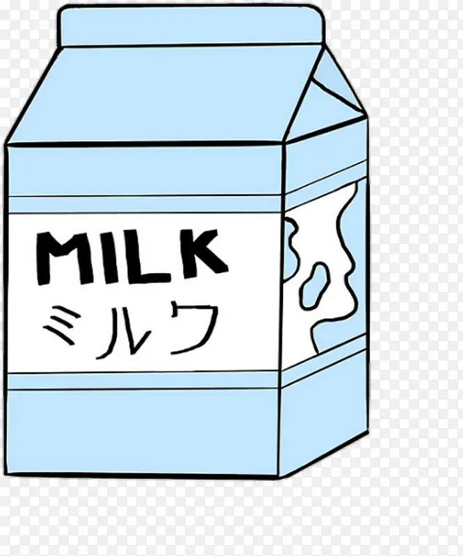 牛奶 美学 贴纸