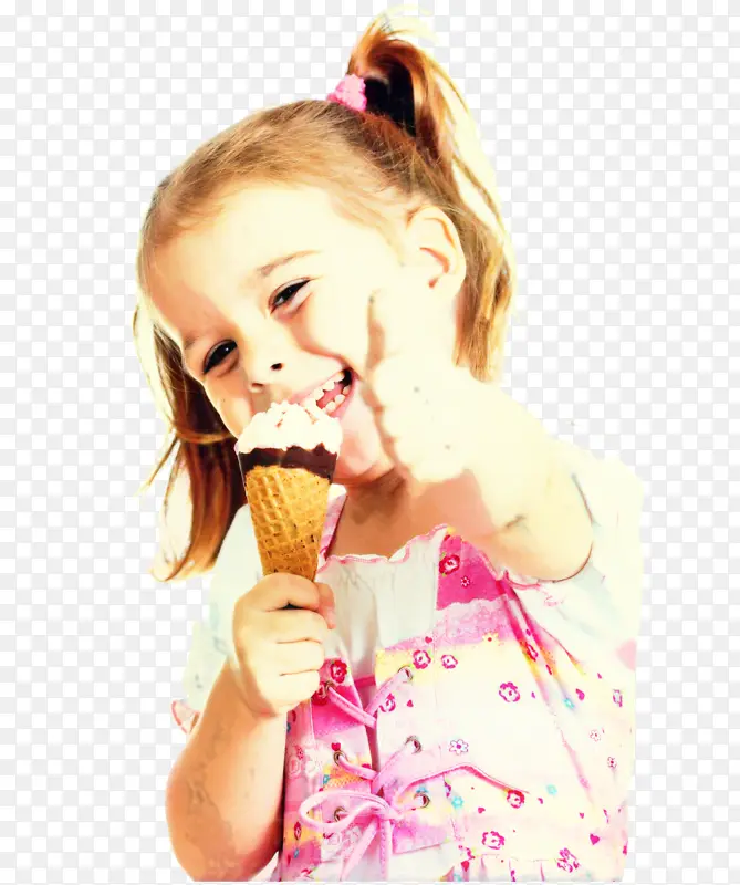 冰淇淋 儿童 食物