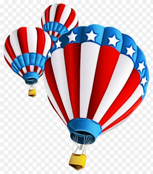 气球 热气球 降落伞
