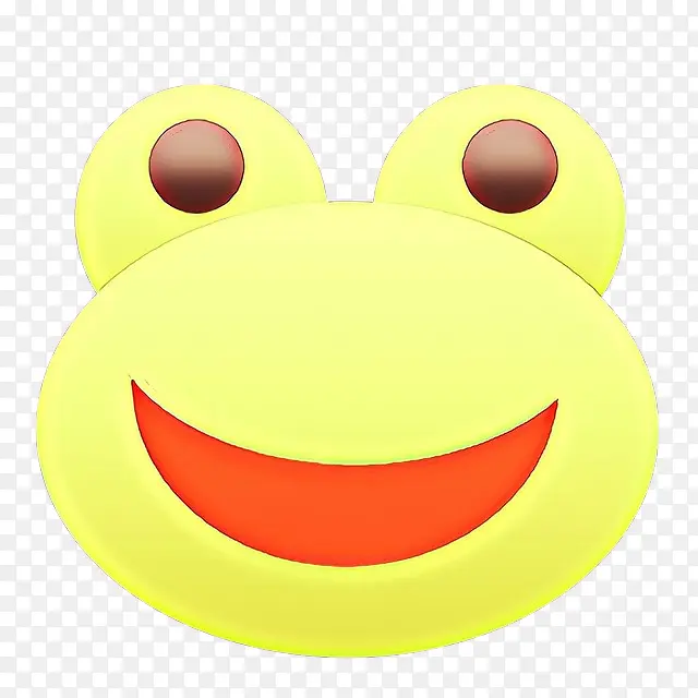 微笑 青蛙 黄色