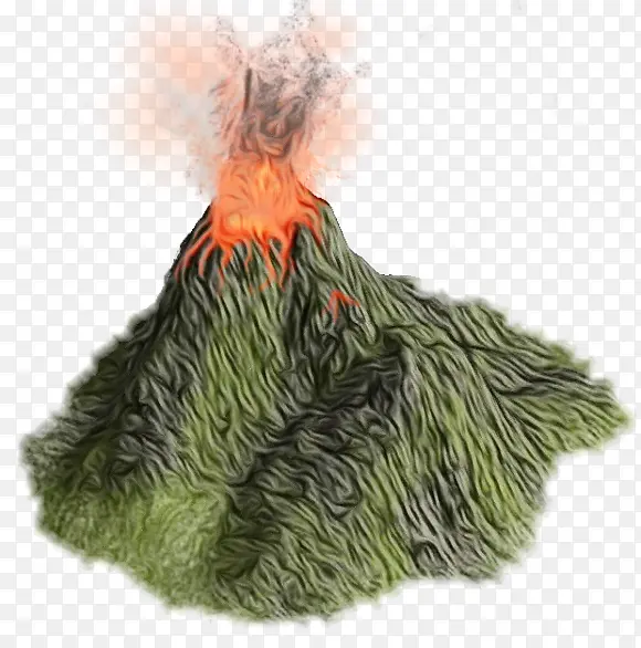 火山 熔岩 标志