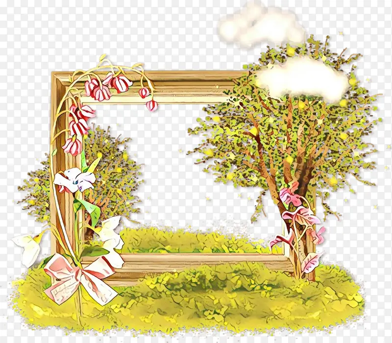 花卉设计 相框 分枝