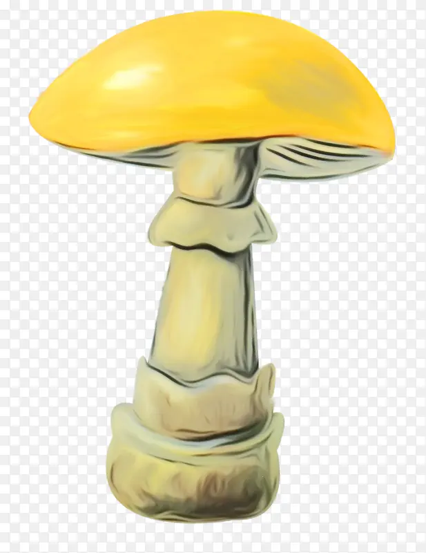 黄色 小雕像 蘑菇