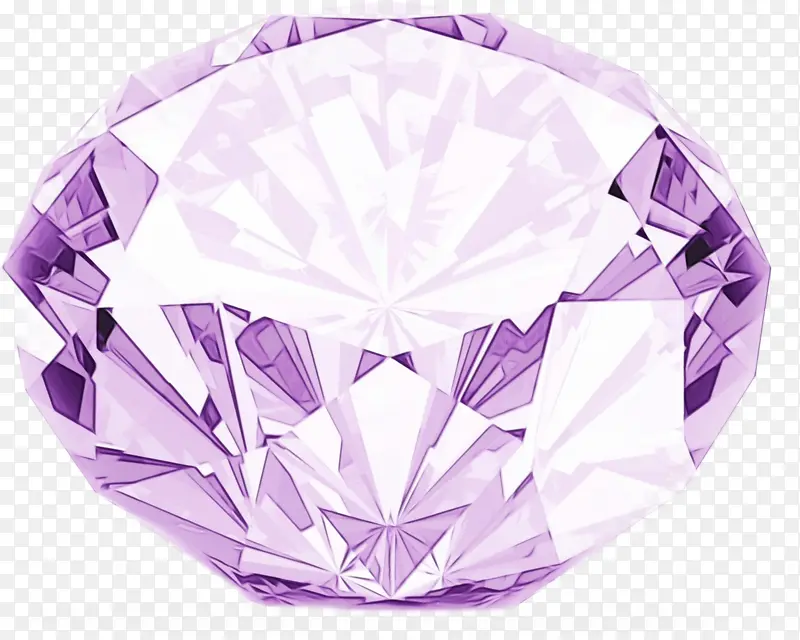 钻石 紫水晶
