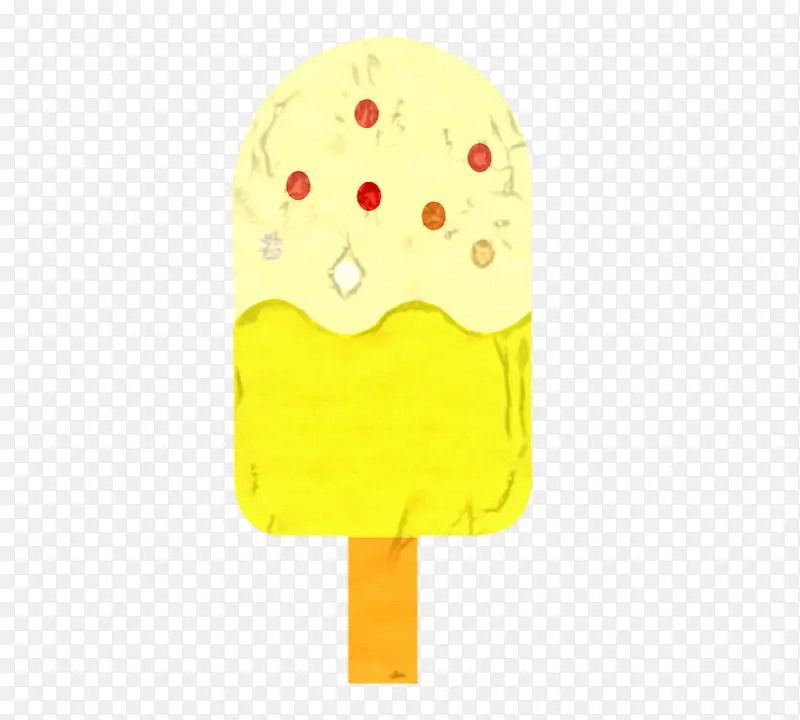 雪糕筒 黄色 冷冻甜点