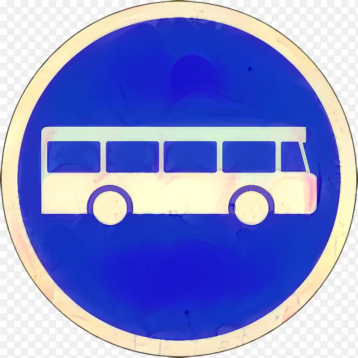 公交车 交通标志 标志
