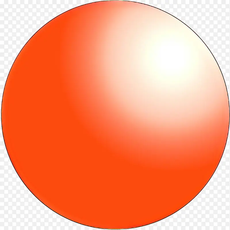 球体 点 橙色