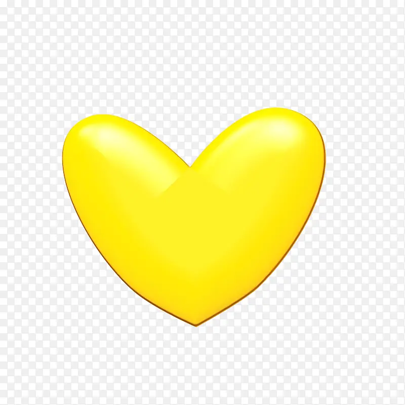 黄色 心 爱