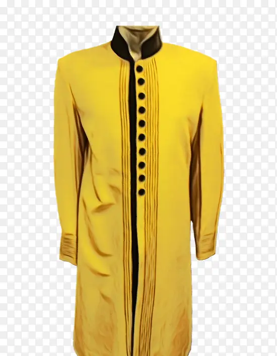 大衣 黄色 服装
