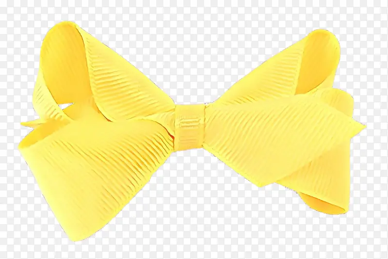 蝴蝶结 黄色 鞋带结