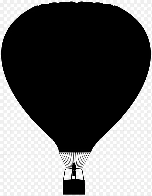 热气球 气球 黑色