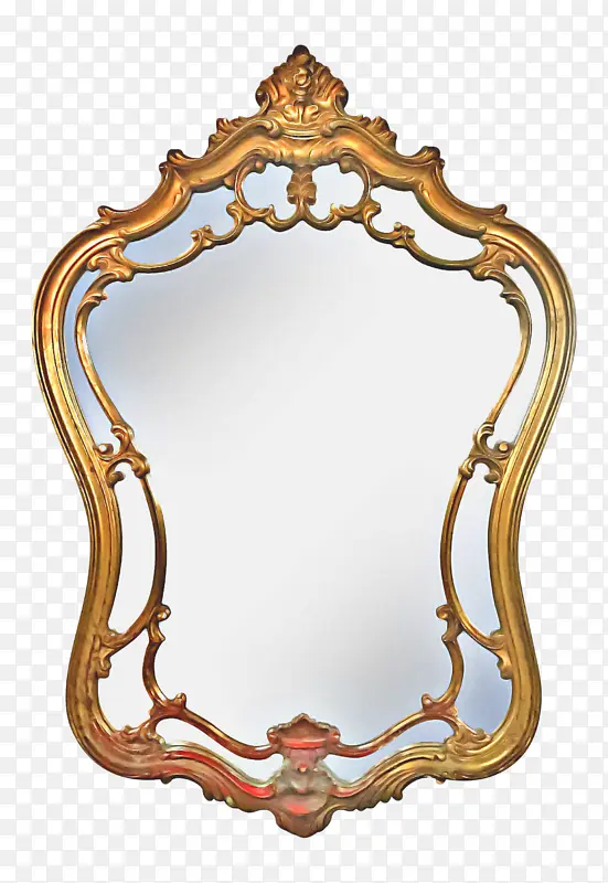 镜子 黄铜 长方形