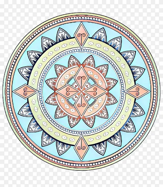 曼荼罗 绘画 着色书