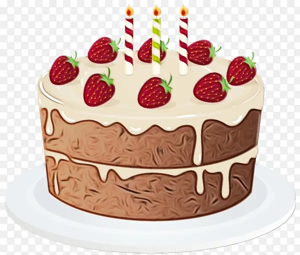 生日蛋糕 巧克力蛋糕 黑森林蛋糕