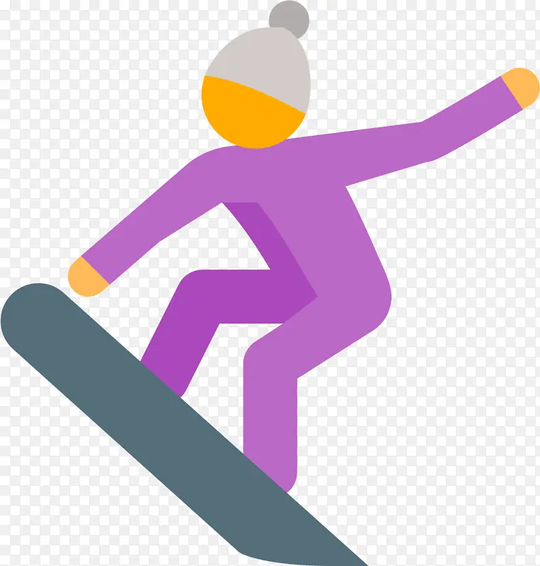 滑雪板 滑雪 平面设计