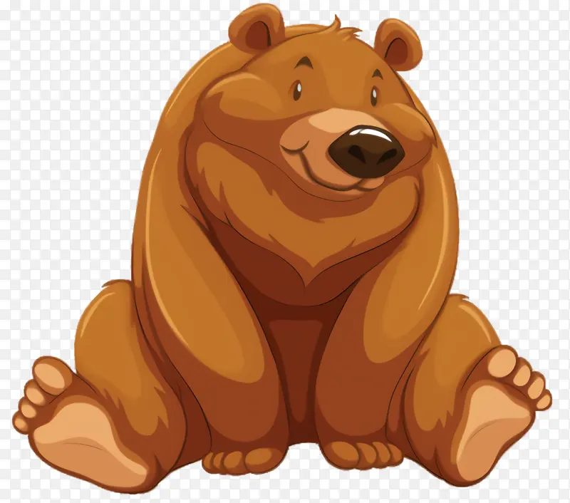 熊 棕熊 动物