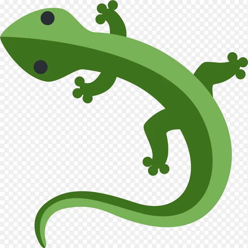 蜥蜴 表情符号 苹果色表情符号