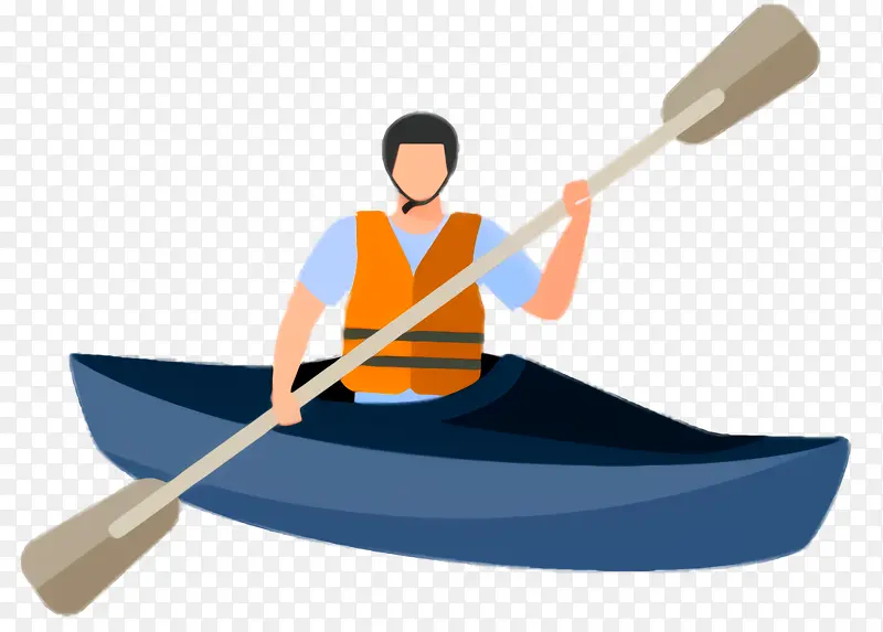 皮划艇 桨 独木舟