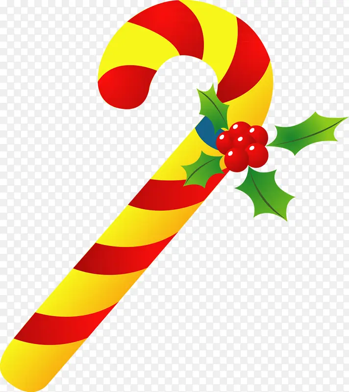 糖果手杖 圣诞老人 圣诞节