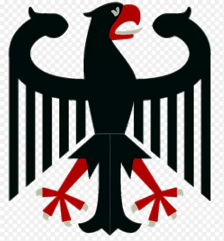 德国盾徽 鸟 标志