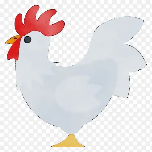 公鸡 鸡 表情符号