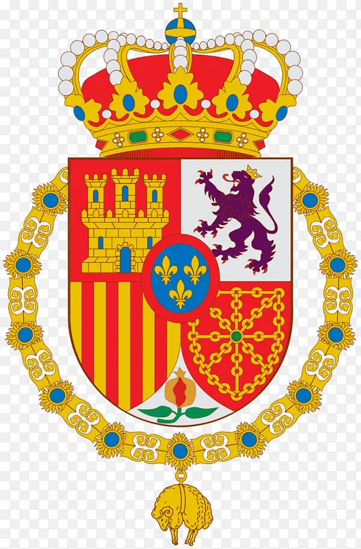 西班牙 盾徽 西班牙国王盾徽