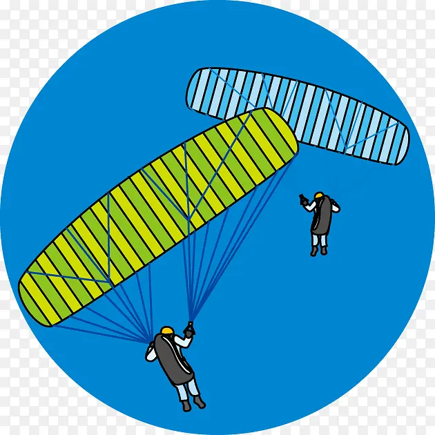 降落伞 滑翔伞 悬挂滑翔