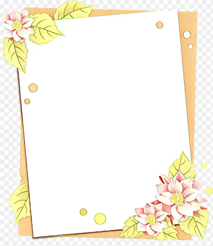 花卉设计 纸 相框