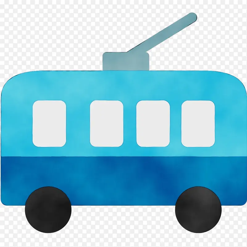 无轨电车 表情符号 公交车