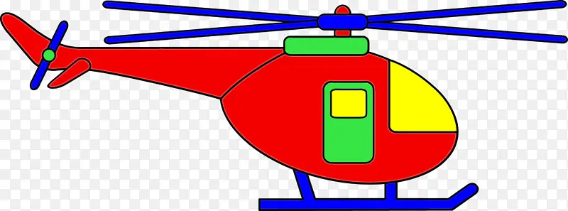 直升机 直升机旋翼 线