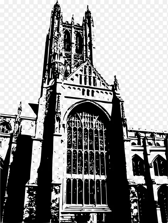 坎特伯雷大教堂 圣保罗大教堂 英格兰中世纪大教堂建筑