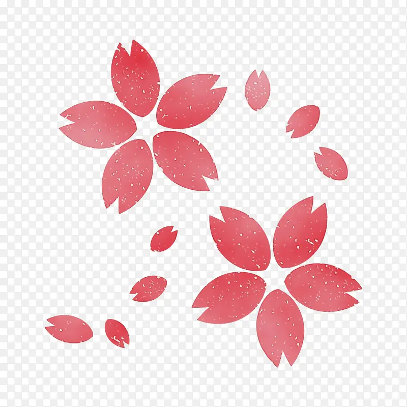 海报 樱花 叶子