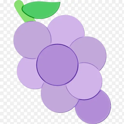葡萄 表情符号 葡萄叶